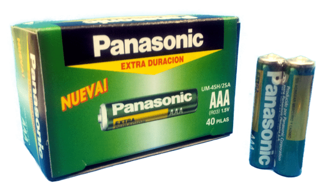 PILAS PANASONIC AAA