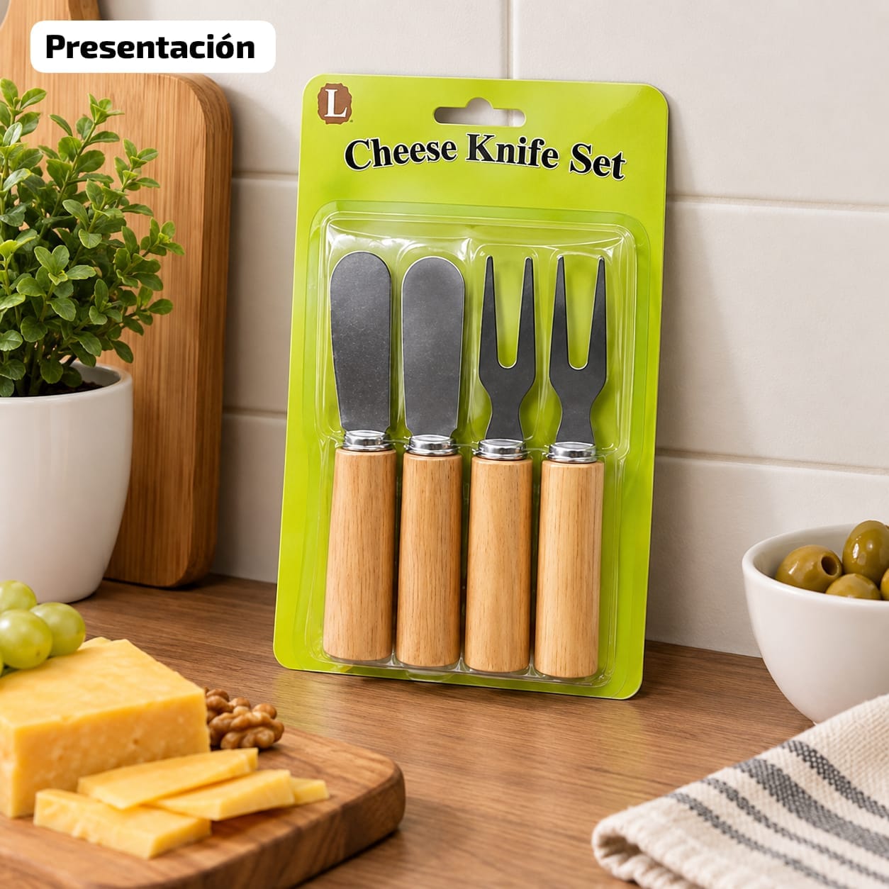 SET CUCHILLOS PARA QUESOS