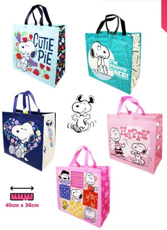 BOLSA REUTILIZABLE SNOOPY 48*44*15
