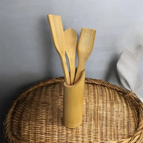 CUCHARONES MADERA CON SOPORTE