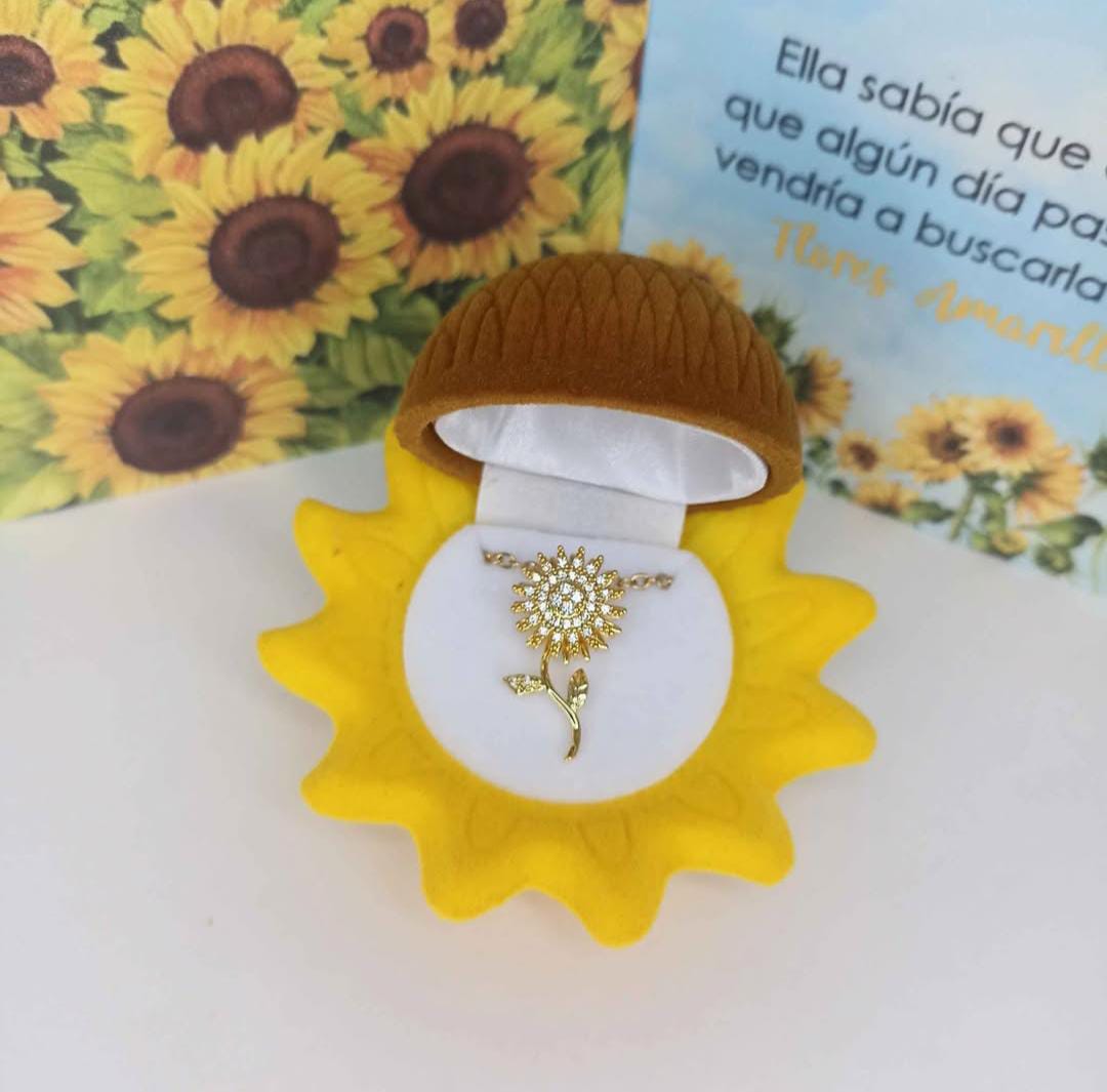 COLLAR CON COFRE GIRASOL
