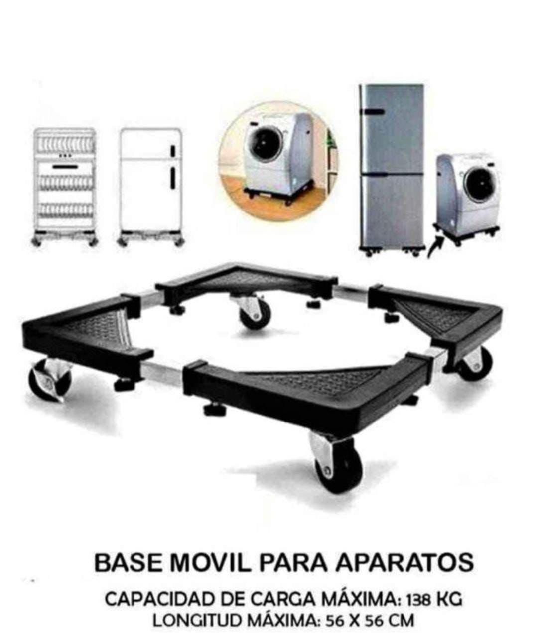 BASE MÓVIL CON RUEDAS PARA ELECTRODOMÉSTICOS