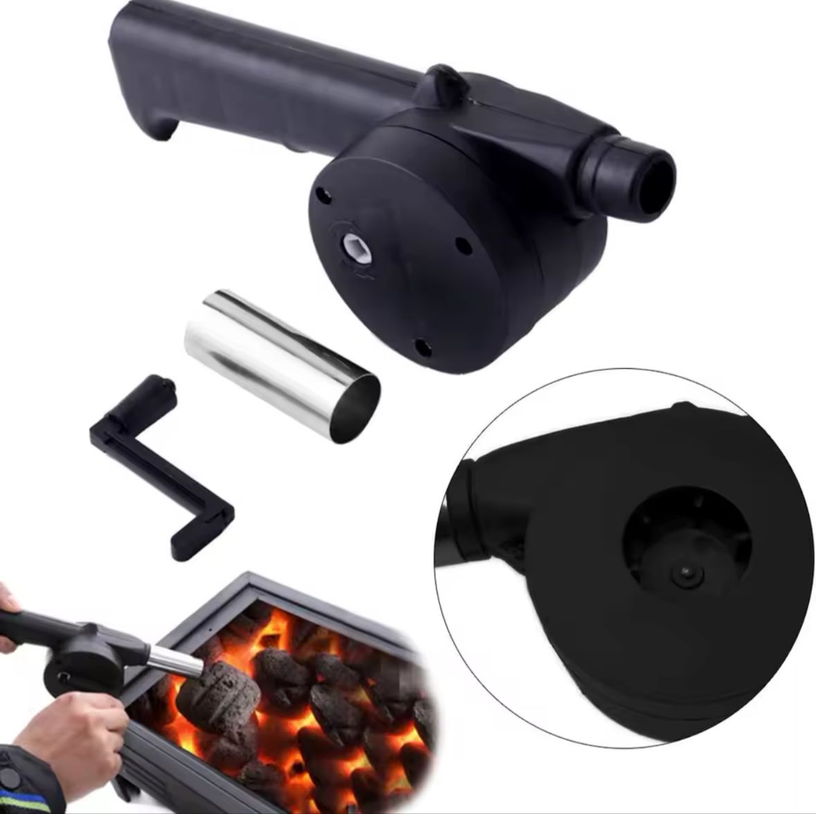 Soplador de Aire para Carbón / Parrilla