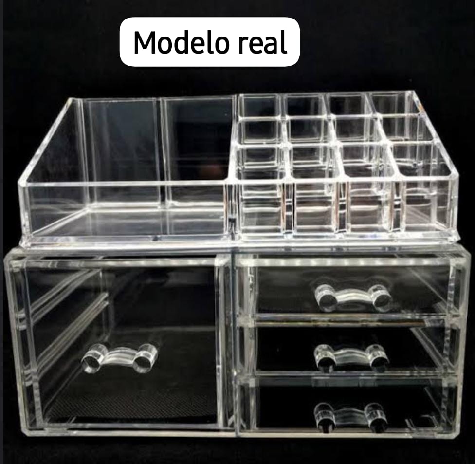 ORGANIZADOR DE MAQUILLAJE/JOYAS EN  ACRÍLICO