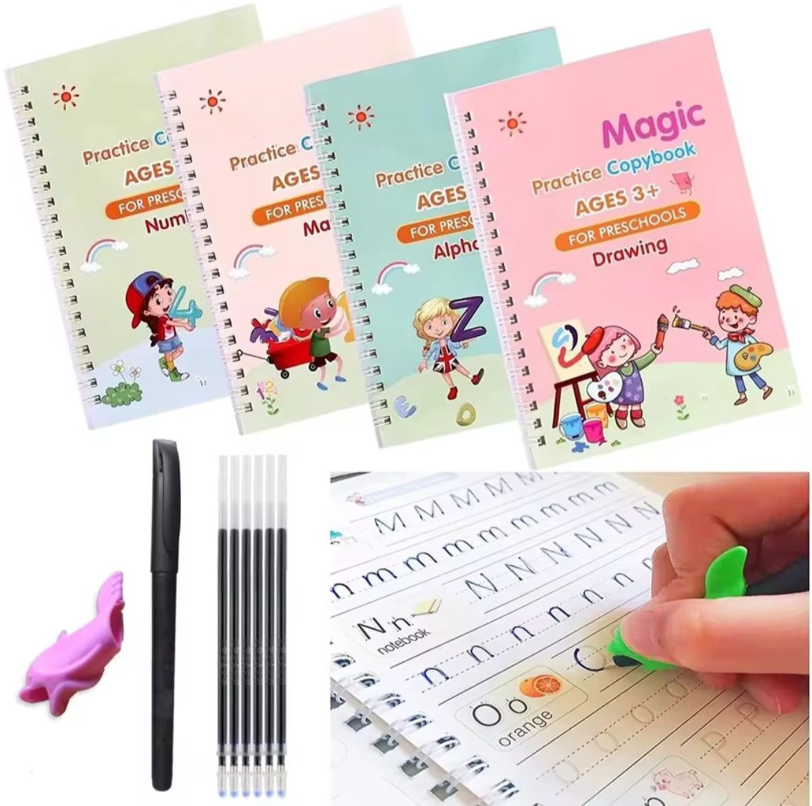 CUADERNO MÁGICO DE CALIGRAFIA 