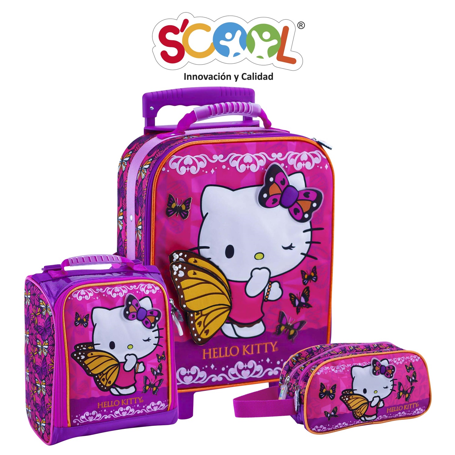 MAGIC PREMIUM MALETA GDE TELA HELLO KITTY_A