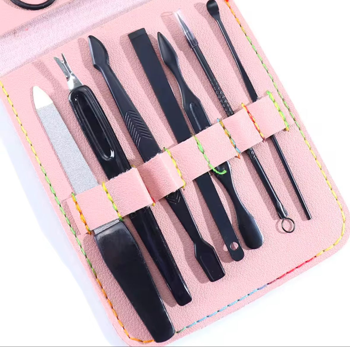 KIT DE MANICURE Y PEDICURE (12 piezas)