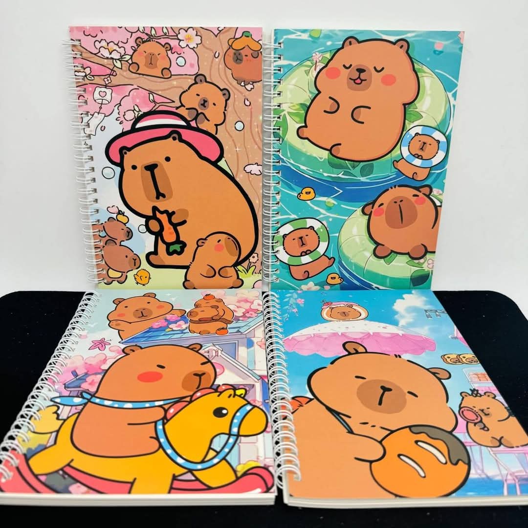 CUADERNO ANILLADO A4 CAPIBARA