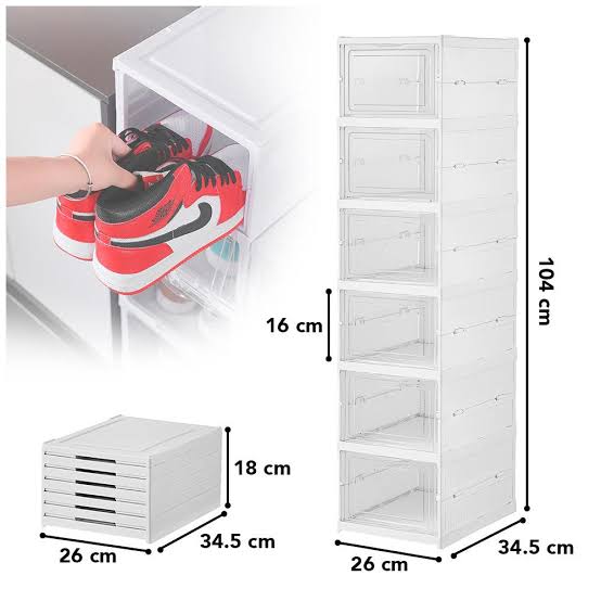 ZAPATERA PLEGABLE 6 PISOS