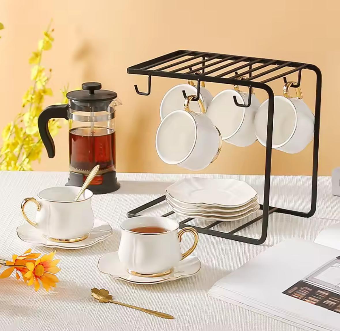 ORGANIZADOR PORTA TAZAS Y PLATOS 2 en 1