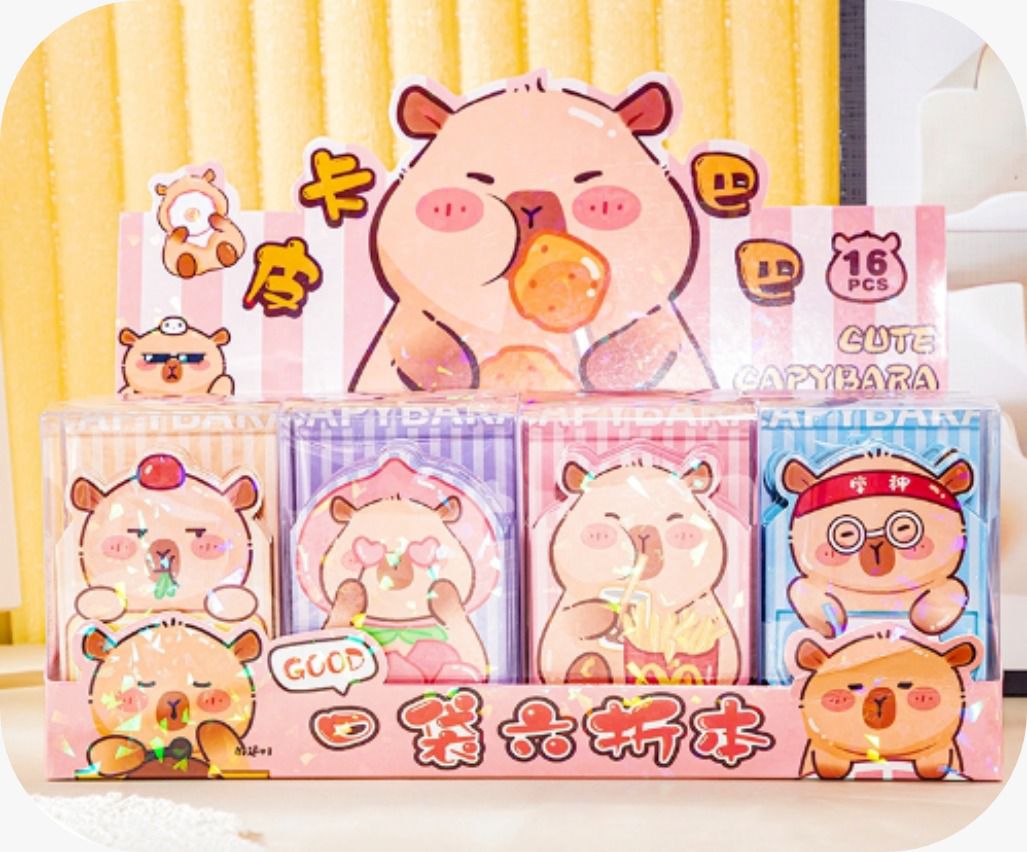 POST IT ACORDEON CAPIBARA