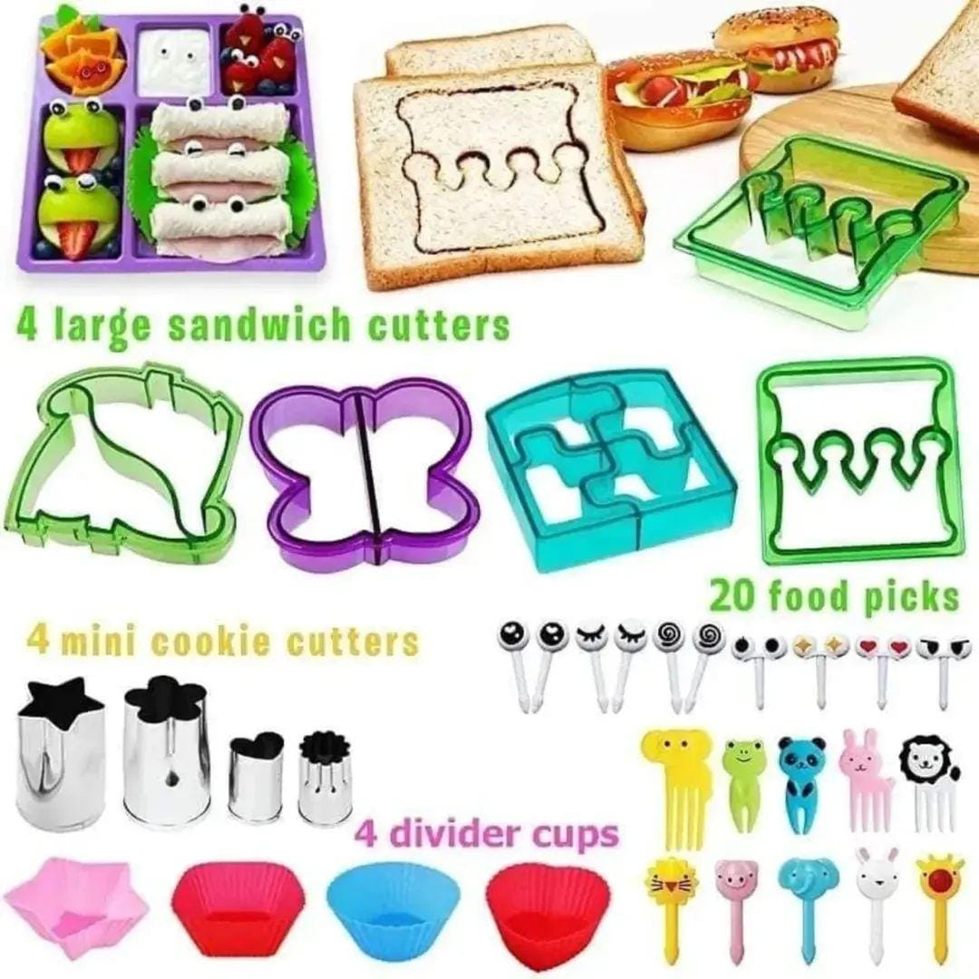 SET DE LONCHERA CREATIVA X 32 PIEZAS 