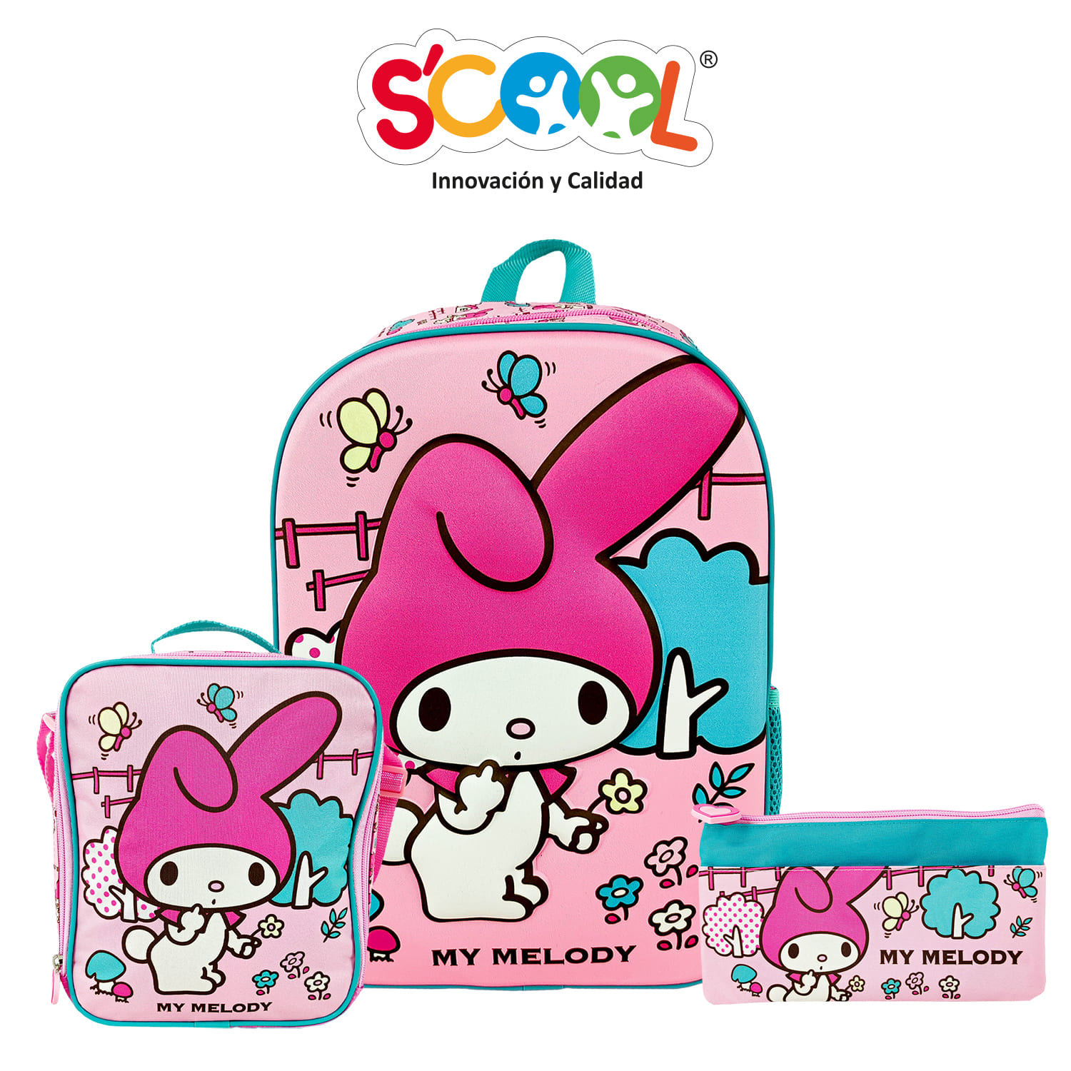 RANGER MOCHILA OFICIO 2 BOL EVA 3D MY MELODY_B