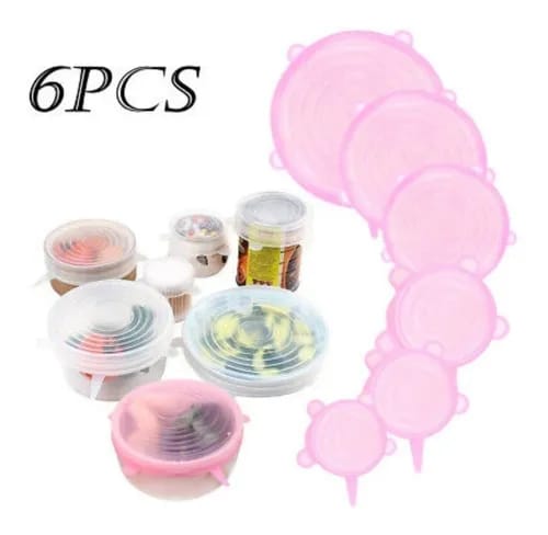 TAPAS DE SILICONA PARA ALIMENTOS