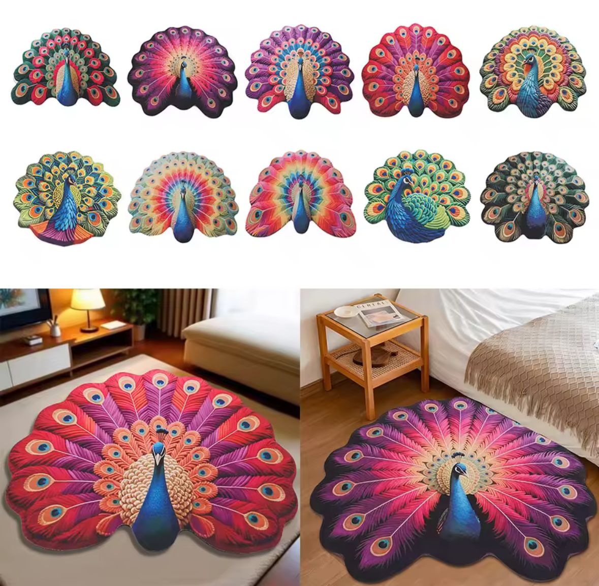 ALFOMBRA DE PAVO REAL 