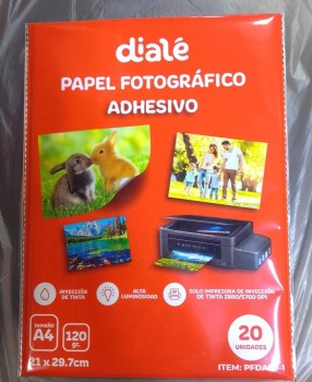 PAPEL FOTOGRAFIA CON ADHESIVO